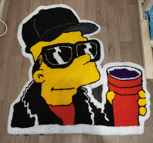 Bart simpson rug